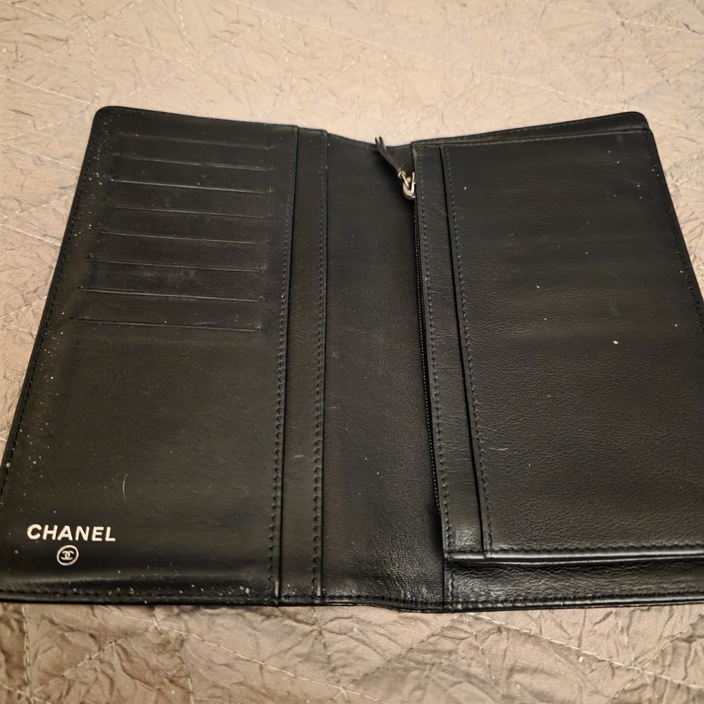 CHANEL Classic Black Leather Clutch/Rehab/ Great Condition - Picture 2 of 12